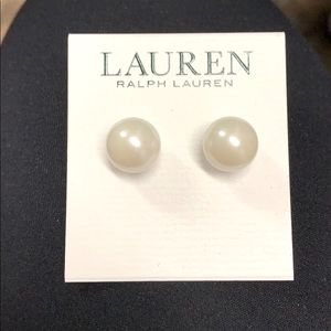 Ralph Lauren pearl earrings